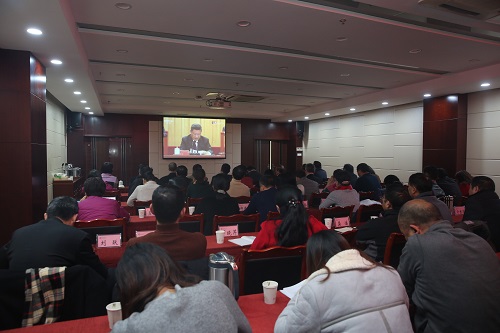 (武侯校区会议室集中收看现场)